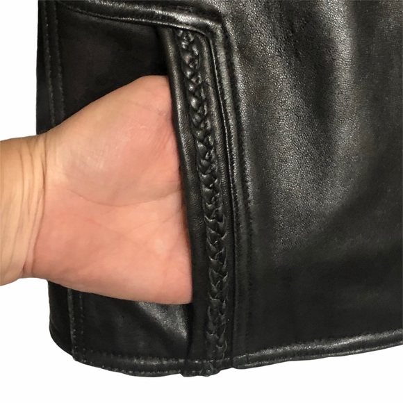 J Percy for Marvin Richards Leather Jacket Lined - Picture 7 of 11